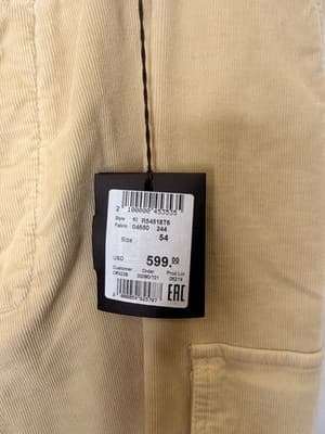 Peserico Pants Brand New With Tags MSRP $599 Size 54 - Thumbnail 2