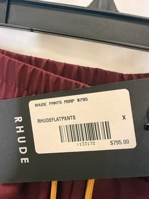 Rhude Men’s Pants MSRP $795 Size Small - Thumbnail 2