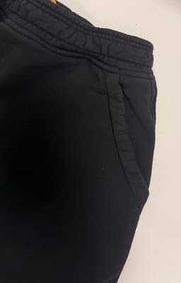 RHUDE Shorts Men’s Black Drawstring Cotton Size XS - Thumbnail 2