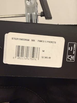 Dsquared2 X Honda Black Pants Size 54 MSRP $2445 Brand New - Thumbnail 2