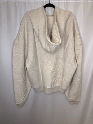 RHUDE Mens Zipper Sweatshirt Long Sleeve Dual Zipper Heavyweight Size L - Thumbnail 4