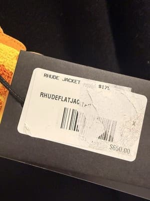 Rhude Collared Black Sweater Size L MSRP $650 (Multiple Colors) - Thumbnail 3