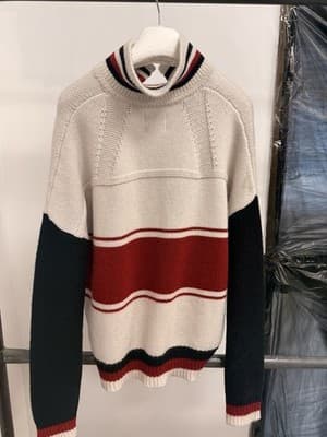 Rhude Cashmere Sweater Red/White/Black Size Large - Thumbnail 2