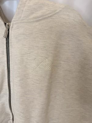 RHUDE Mens Zipper Sweatshirt Long Sleeve Dual Zipper Heavyweight Size L - Thumbnail 2