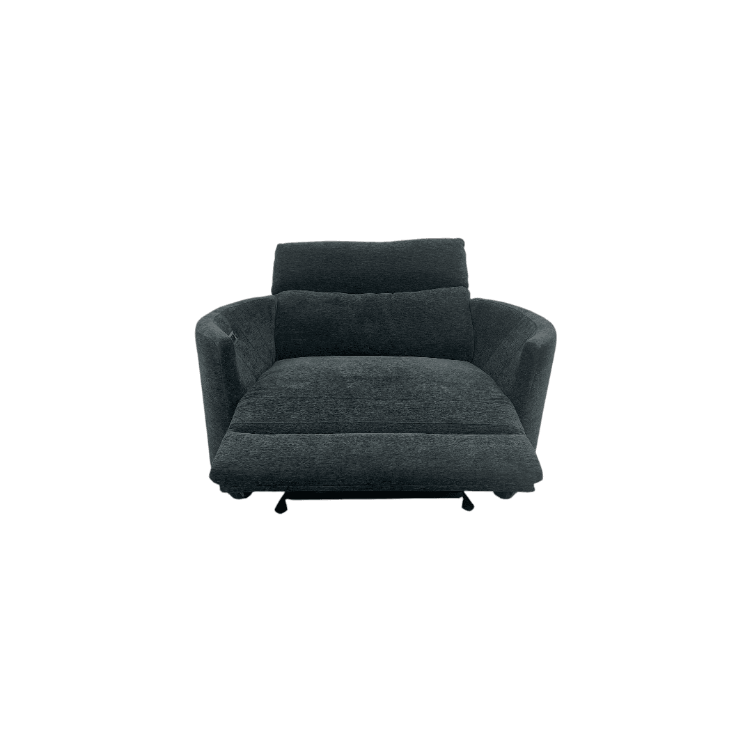 Wade Logan Bre Upholstered Extra Wide Glider Power Recliner With Round Arms - Thumbnail 10