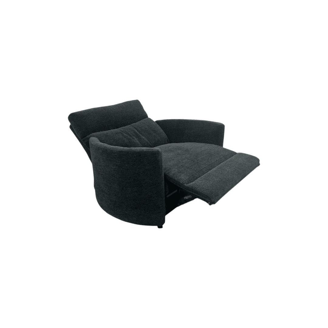 Wade Logan Bre Upholstered Extra Wide Glider Power Recliner With Round Arms - Thumbnail 9