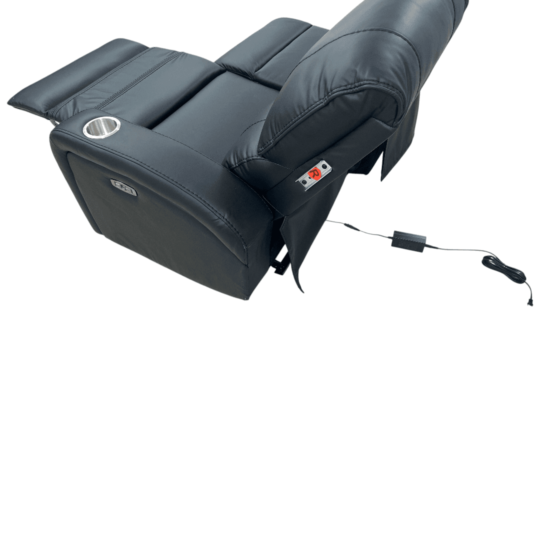 Red Barrel Studio Roju Upholstered Home Theater Seating With Cup Holder - Thumbnail 8