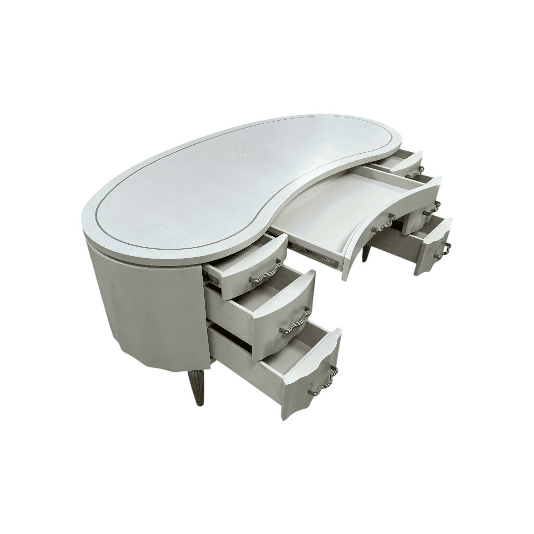 Michael Amini London Place Oval Executive Desk - Thumbnail 14