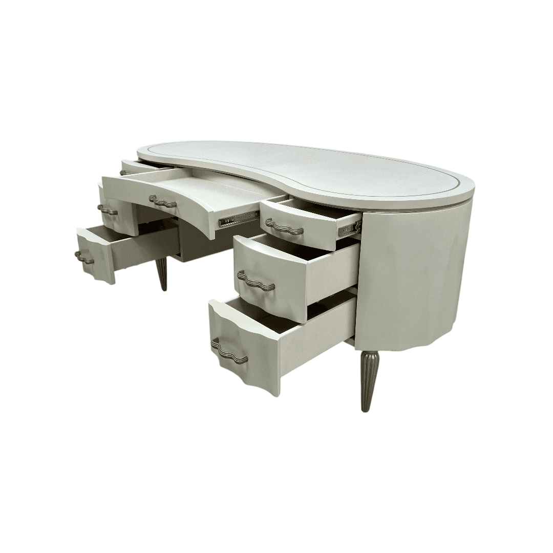 Michael Amini London Place Oval Executive Desk - Thumbnail 15