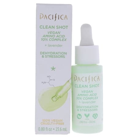 Clean Shot Vegan Amino Acid 10 Percent Complex by Pacifica for Unisex - 0.80 Oz Serum - Thumbnail 2