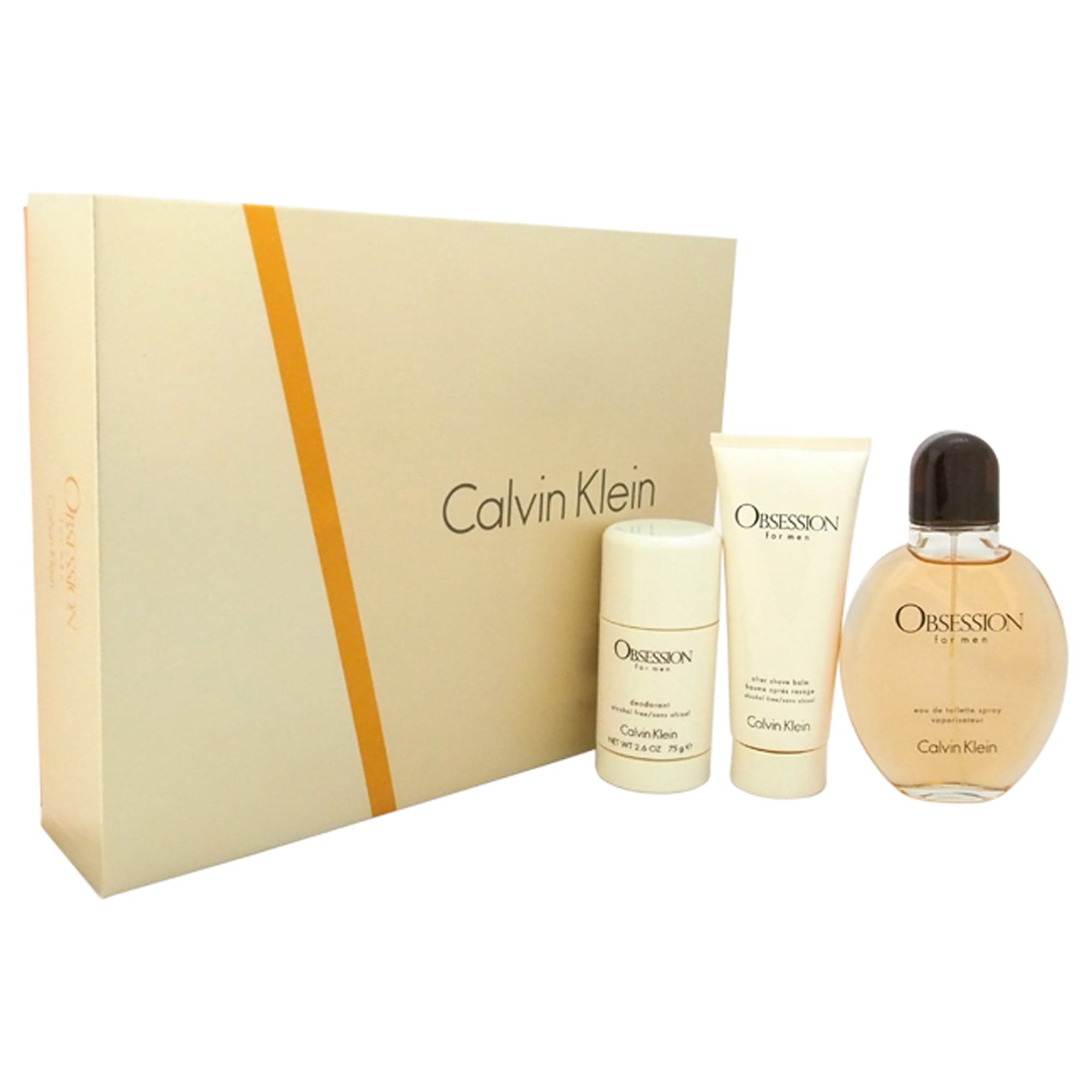 Obsession 3 Pcs Set for Men: 4.2 Eau De Toilette Spray + 2.6 Deodorant Stick + 3.3 Body Wash - Thumbnail 3