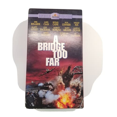 A Bridge Too Far VHS Gene Hackman Anthony Hopkins Robert Redford Nazis WWII - Regular
