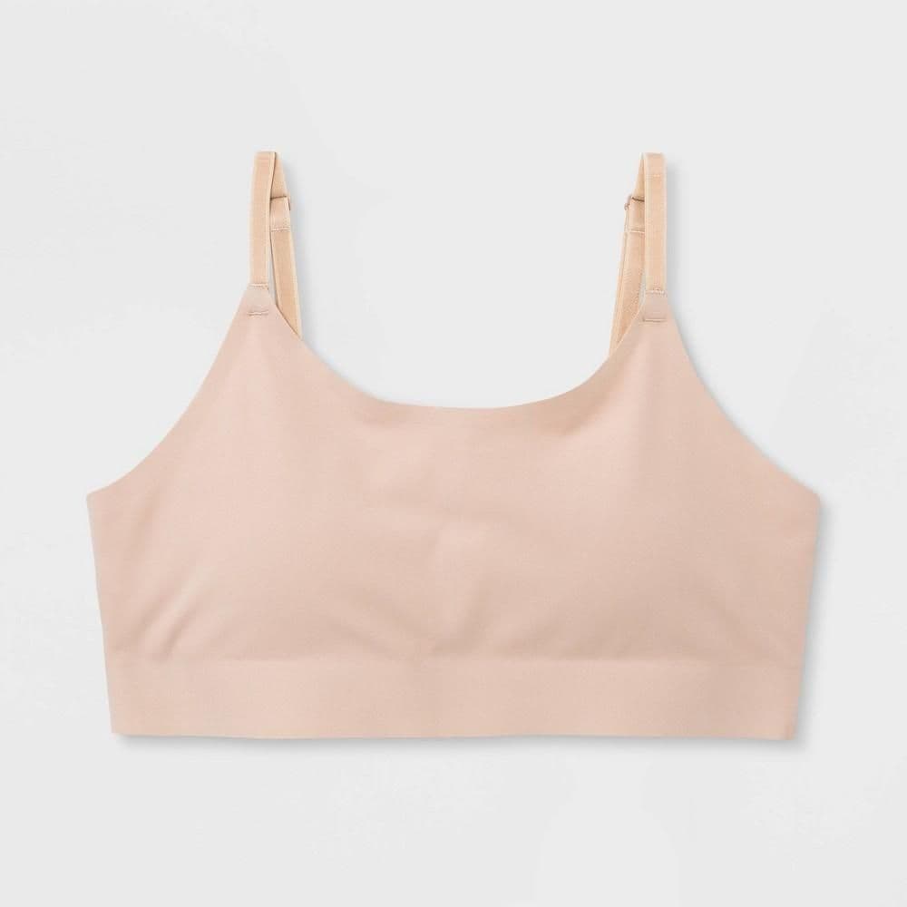 #5736 XL Girls' Microfiber Bonded Bra - art class Beige - Default