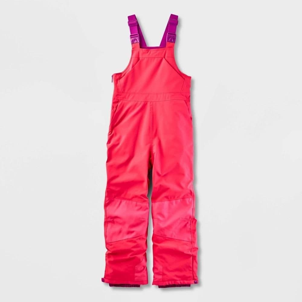 #5200 Small Kids' Solid Snow Bib - All In Motion Pink - Default