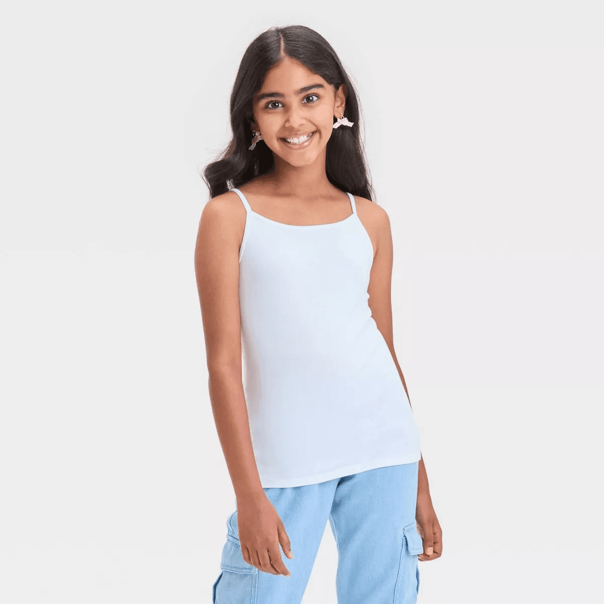 #4992 XS Girls' Cami Top - Cat & Jack White - Default