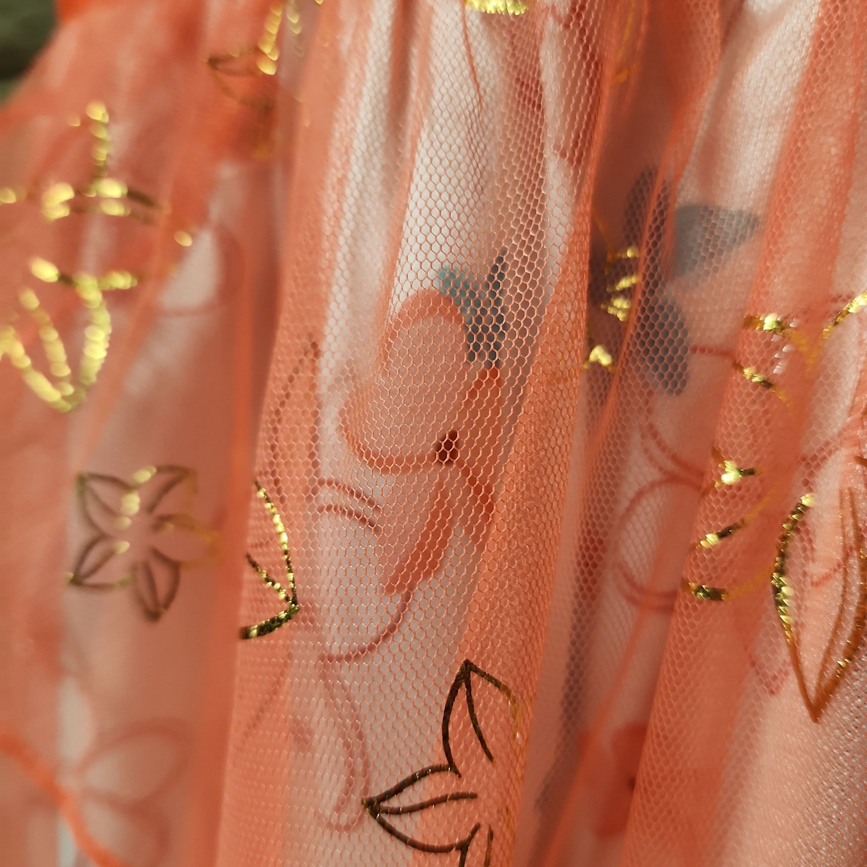 #3012 4T Toddler Girls' Disney Princess Moana NightGown - Orange - Default - Thumbnail 3