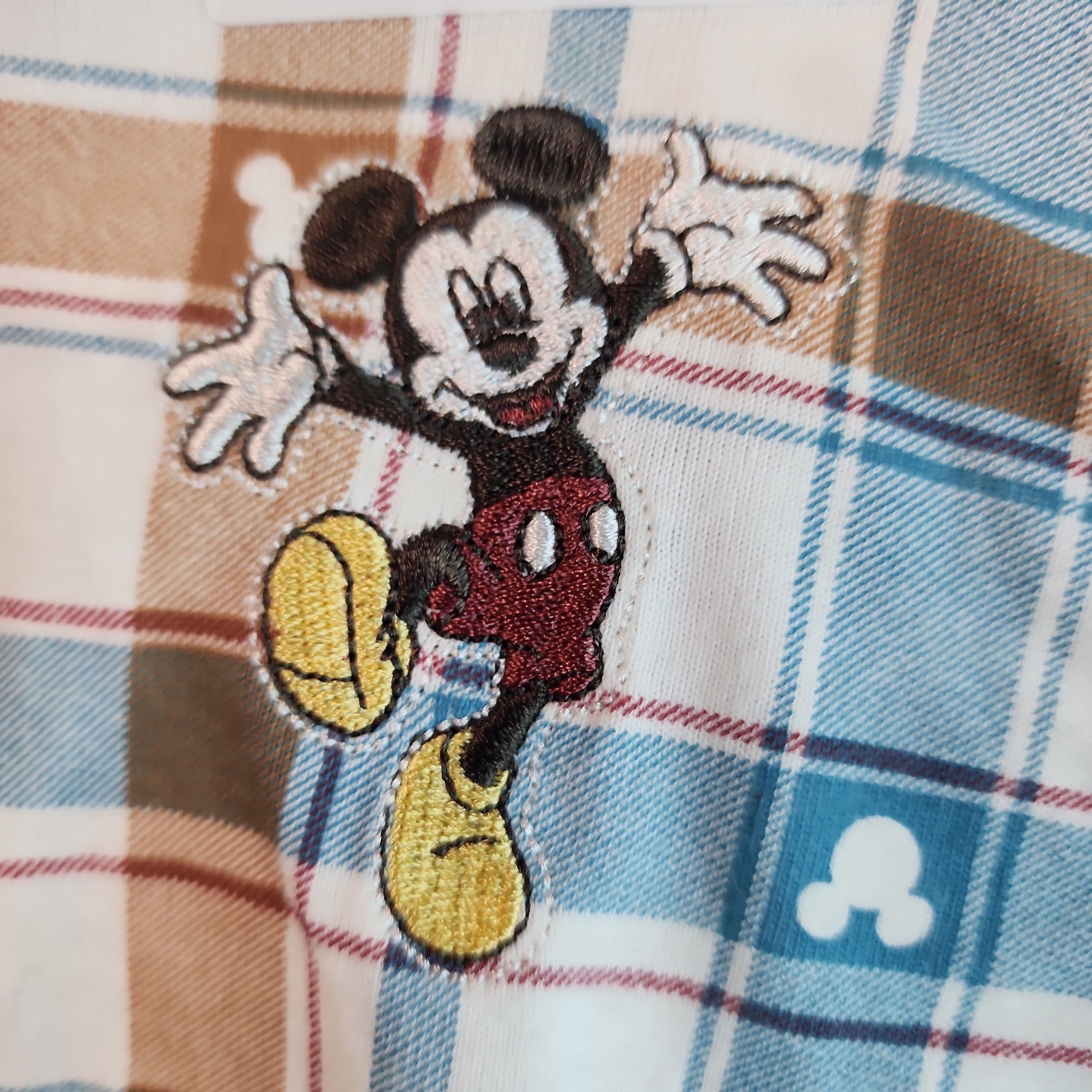 #4690 5T Toddler Boys' Disney Mickey Mouse & Friends Hoodie Button-Down Top - Beige - Default - Thumbnail 2