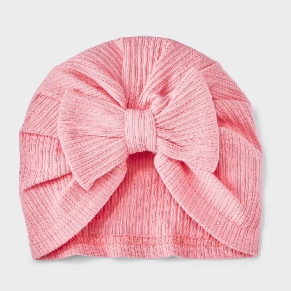 #8277 6-12M Baby Girls' Beanie - Cat & Jack Pink 6- - Default