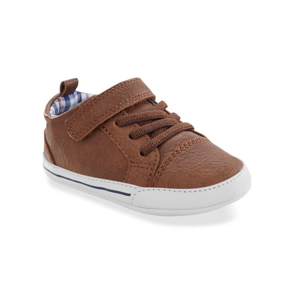 #1905 12-18M Carter's Baby Boys' Pre Walker Sneakers - Brown - Default