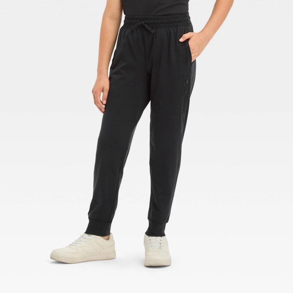 #5104 Small Boys' Soft StretchJogger Pants - All In Motion Black Onyx - Default