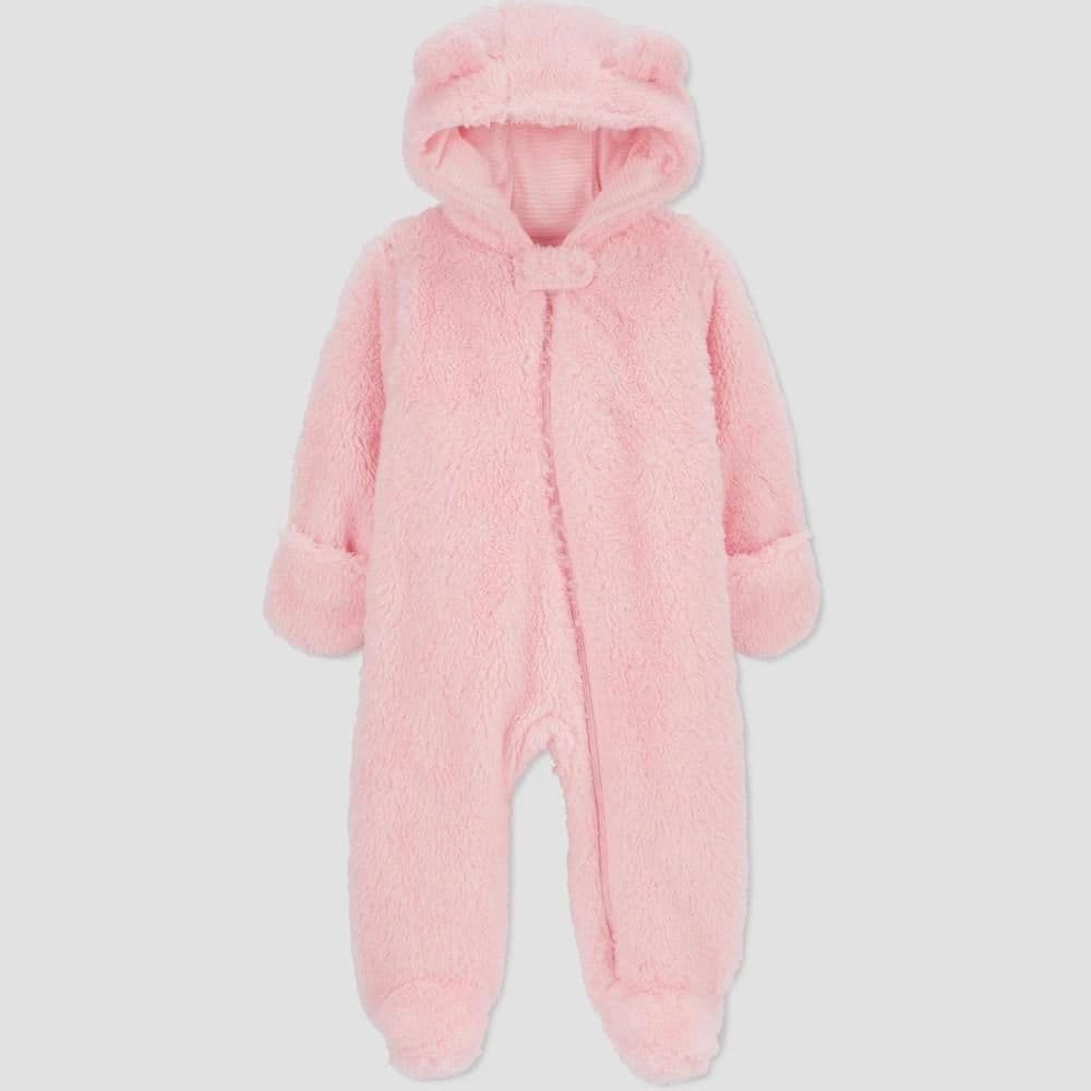 #1595 9M Carter's Baby Girls' Jumpsuit - Pink - Default