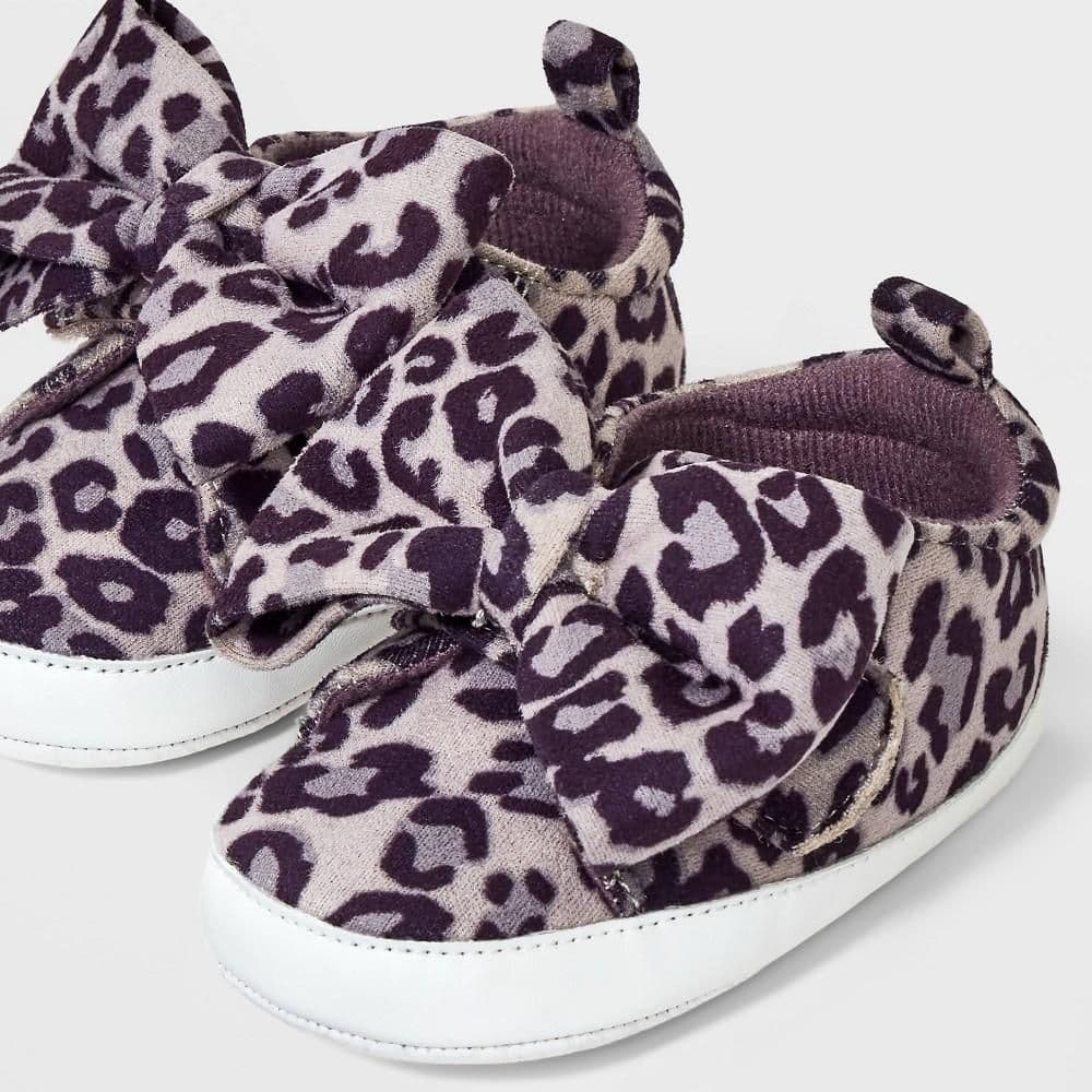 #8207 6-9M Baby Leopard Sneakers - Cat & Jack Brown - Default