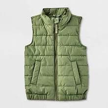 #3094 4T Toddler Puffer Vest - Cat & Jack Green - Default
