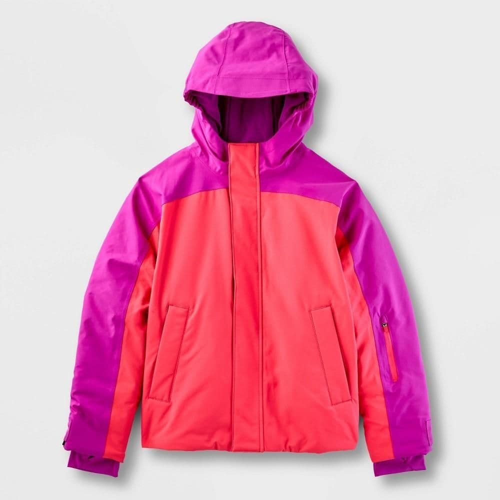 #5436 Medium Kids' Solid Anorak Jacket - All In Motion Pink - Default