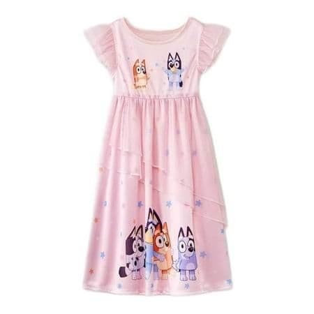 #4724 5T Toddler Girls' Bluey Fantasy NightGown - Pink - Default
