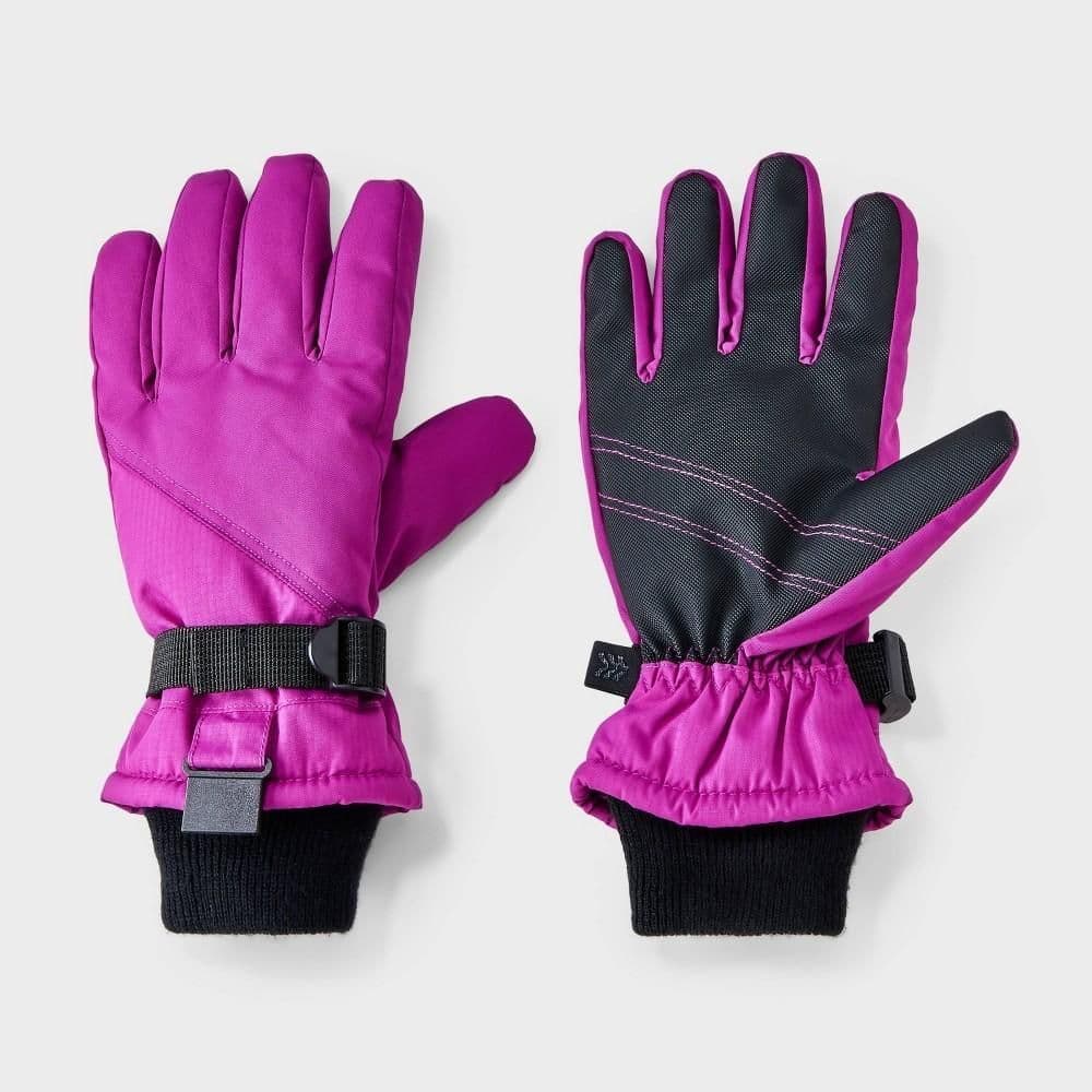 #4876 Size 8-14 Kids' Ski Glove - All In Motion Violet - Default