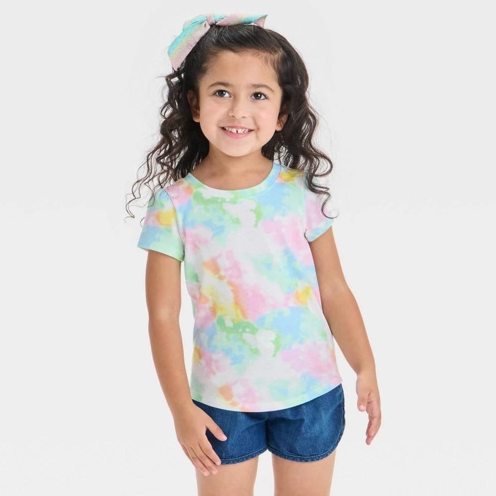 #8625 18M Toddler Girls' Tie Dye T-Shirt - Cat & Jack - Default