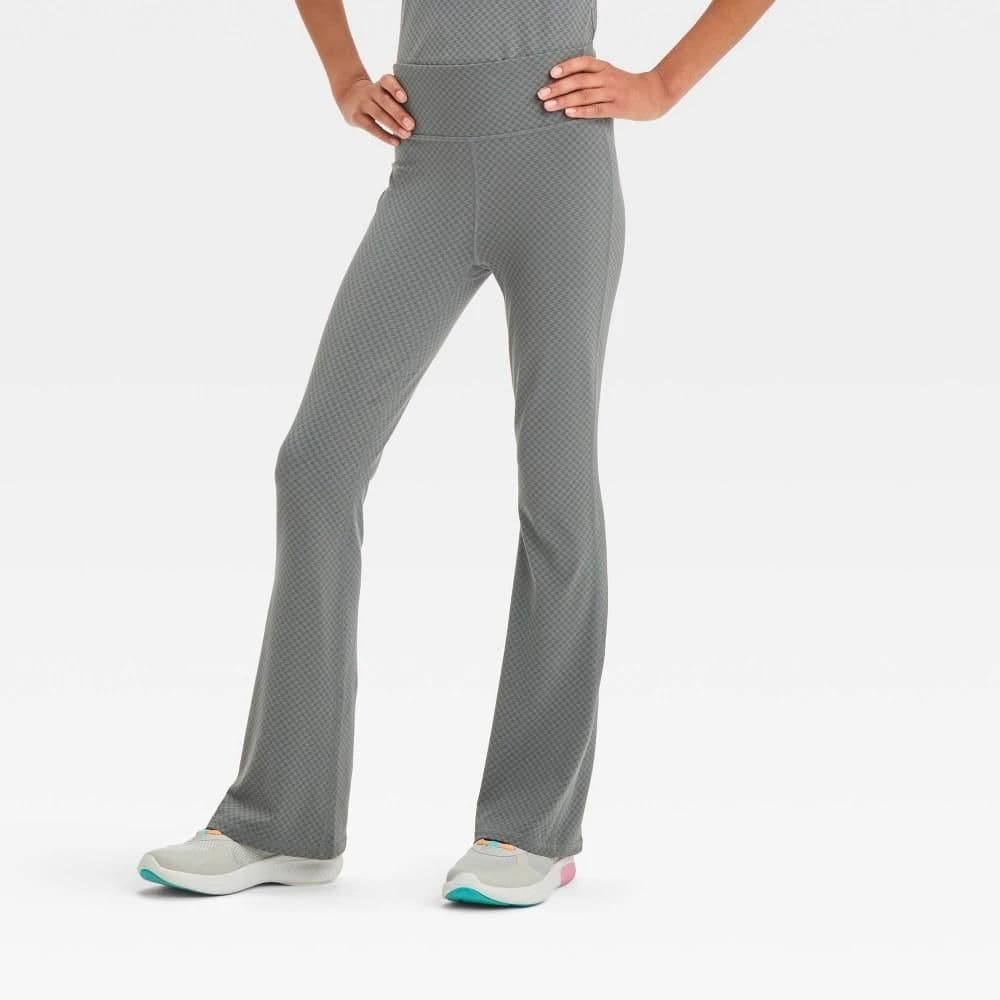 #5713 XL Girls' Everyday Soft Flare Leggings - All In Motion Gray - Default