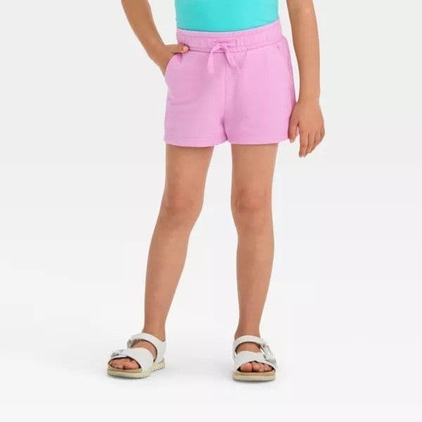 #0928 12M Toddler Knit Shorts - Cat & Jack Purple - Default