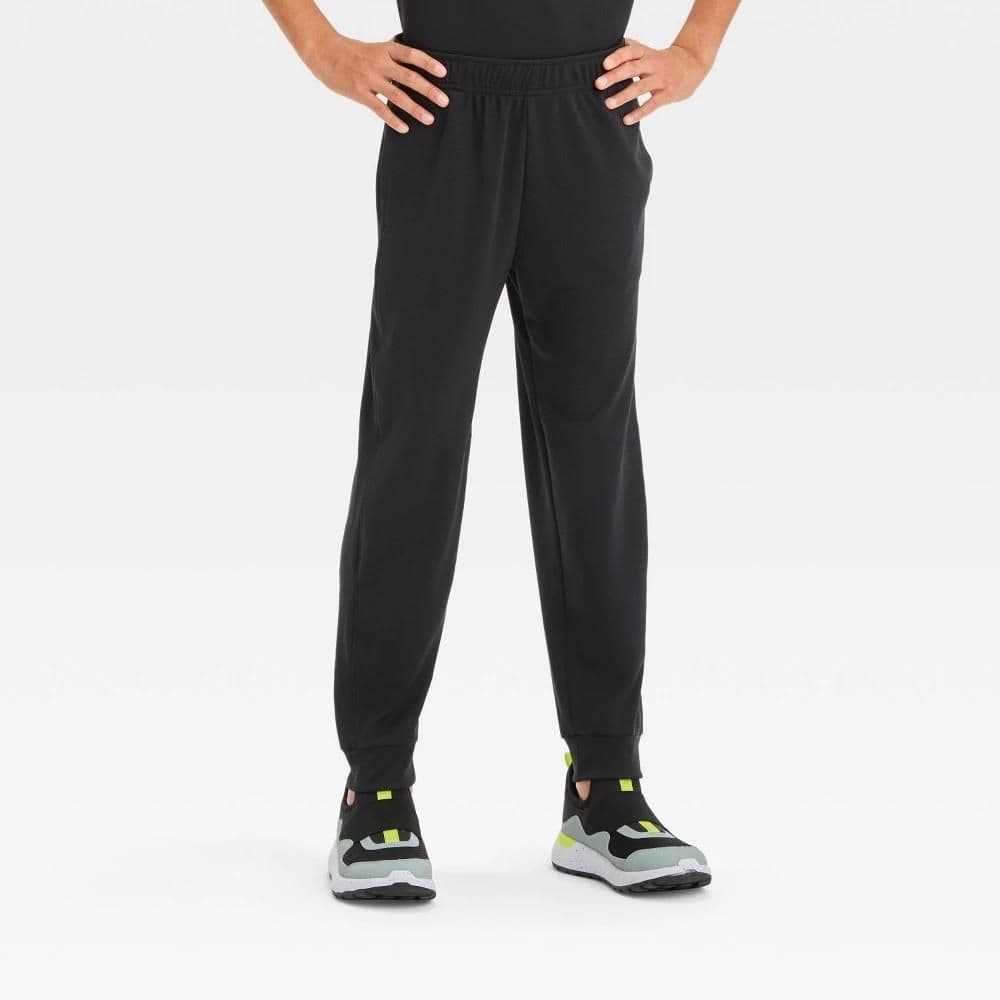 #5088 Small Boys' Mesh Jogger Pants - All In Motion Black - Default