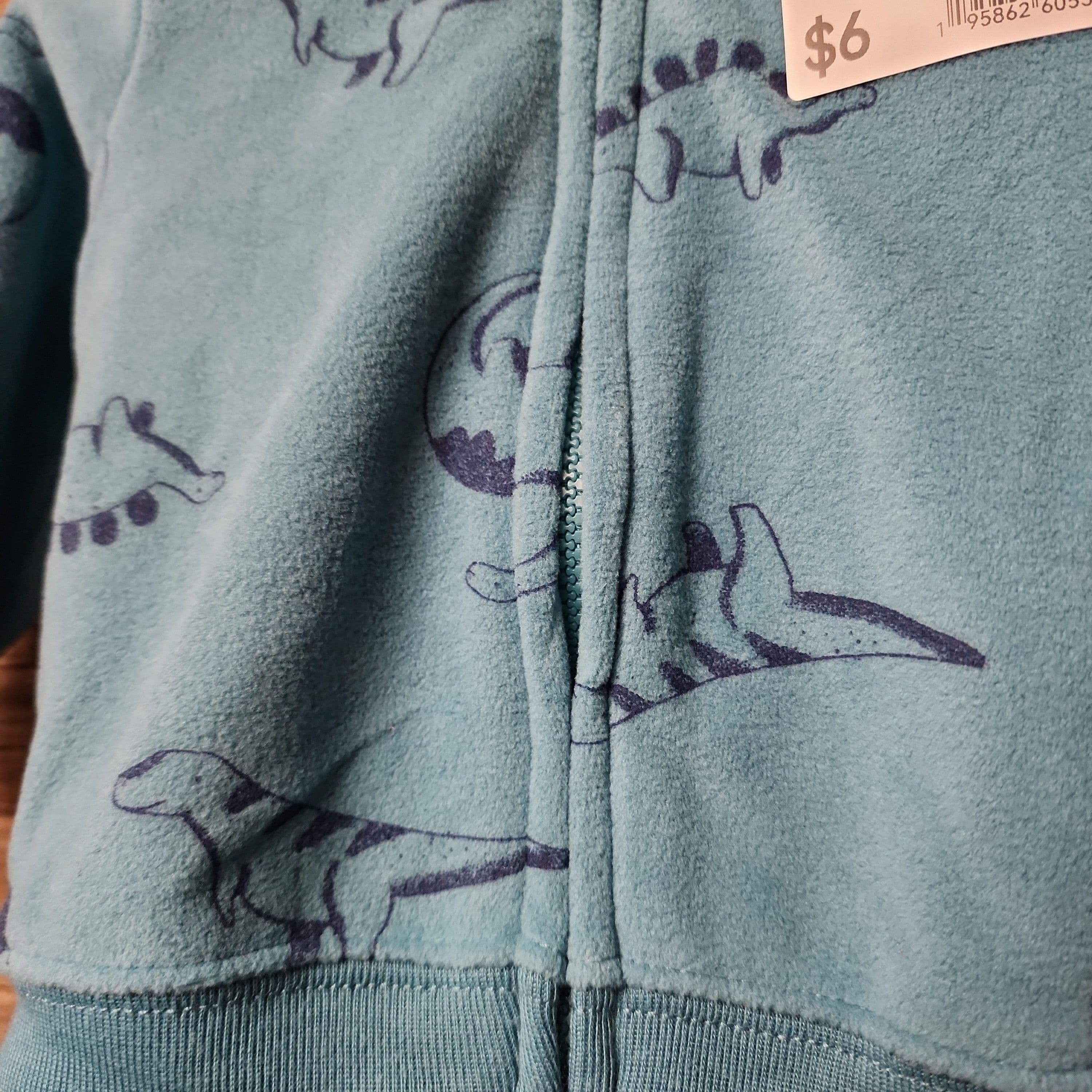 #1209 3M Carter's Baby Boys' Striped Dino Coordinate Set - Blue - Default - Thumbnail 2