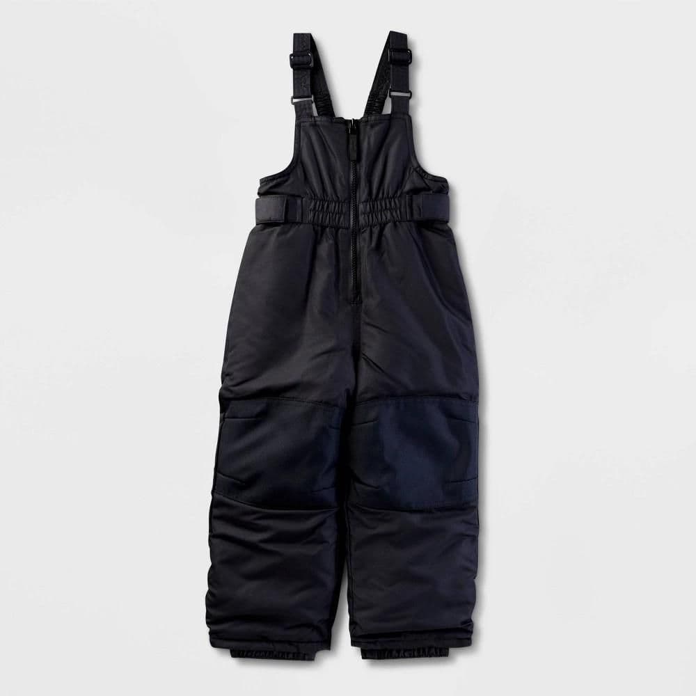#4648 4T Toddler Solid Snow Bib - Cat & Jack Black - Default