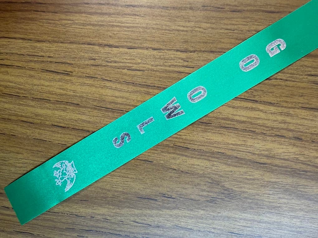 C00006 Custom Print Homecoming Ribbon-Hedley-Go Owls - 10 Yards of Ribbon