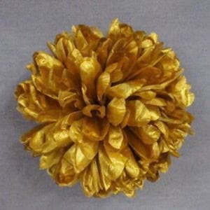 C00027 Gold Mum 5.5 inch 15 Layer - Regular