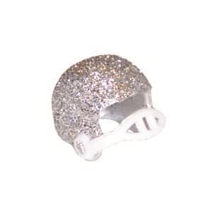 C00037 Silver Helmet 3/4″ 3-D - Regular