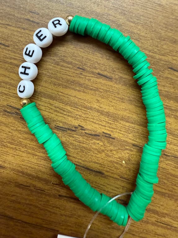 C00042 Cheer Bracelet Green - Regular