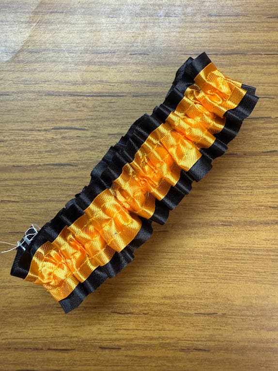 C00033 Black and Gold Garter - Regular