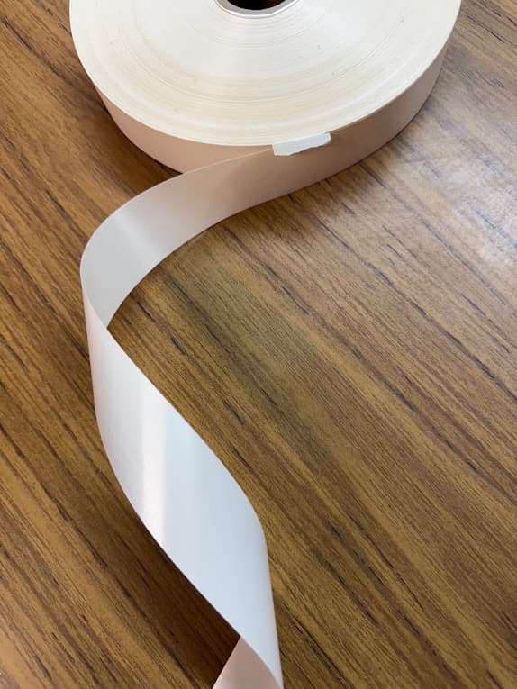 C00057 1.25 Inch Poly-Satin Ribbon Ivory - 1 Yard Ribbon