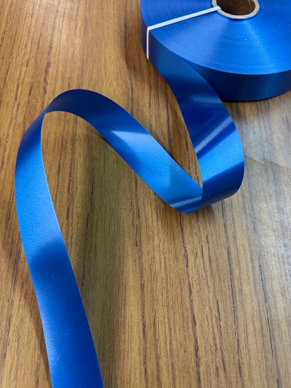 C00051 1.25 Inch Poly-Satin Ribbon Royal Blue (1) - 10 Yards of Ribbon - Thumbnail 2