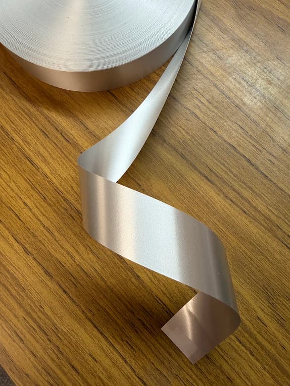C00055 1.25 Inch Poly-Satin Ribbon Silver (1) - 1 Yard Ribbon