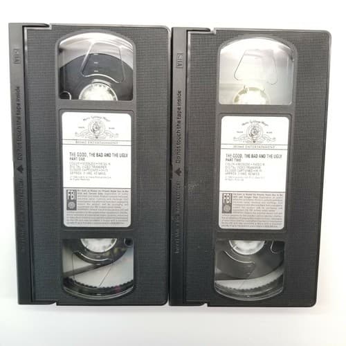 The Good The Bad And The Ugly Clint Eastwood VHS 2-Tape Set MGM Screen Epics - Regular - Thumbnail 8