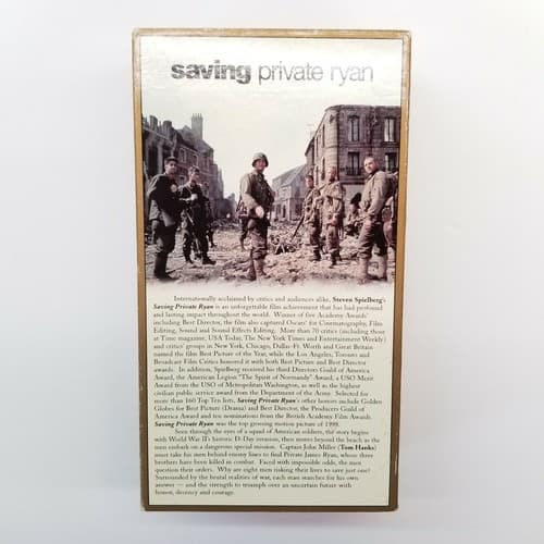 Saving Private Ryan Tom Hanks 2 Set VHS Dream Works Home Entertainment - Regular - Thumbnail 5