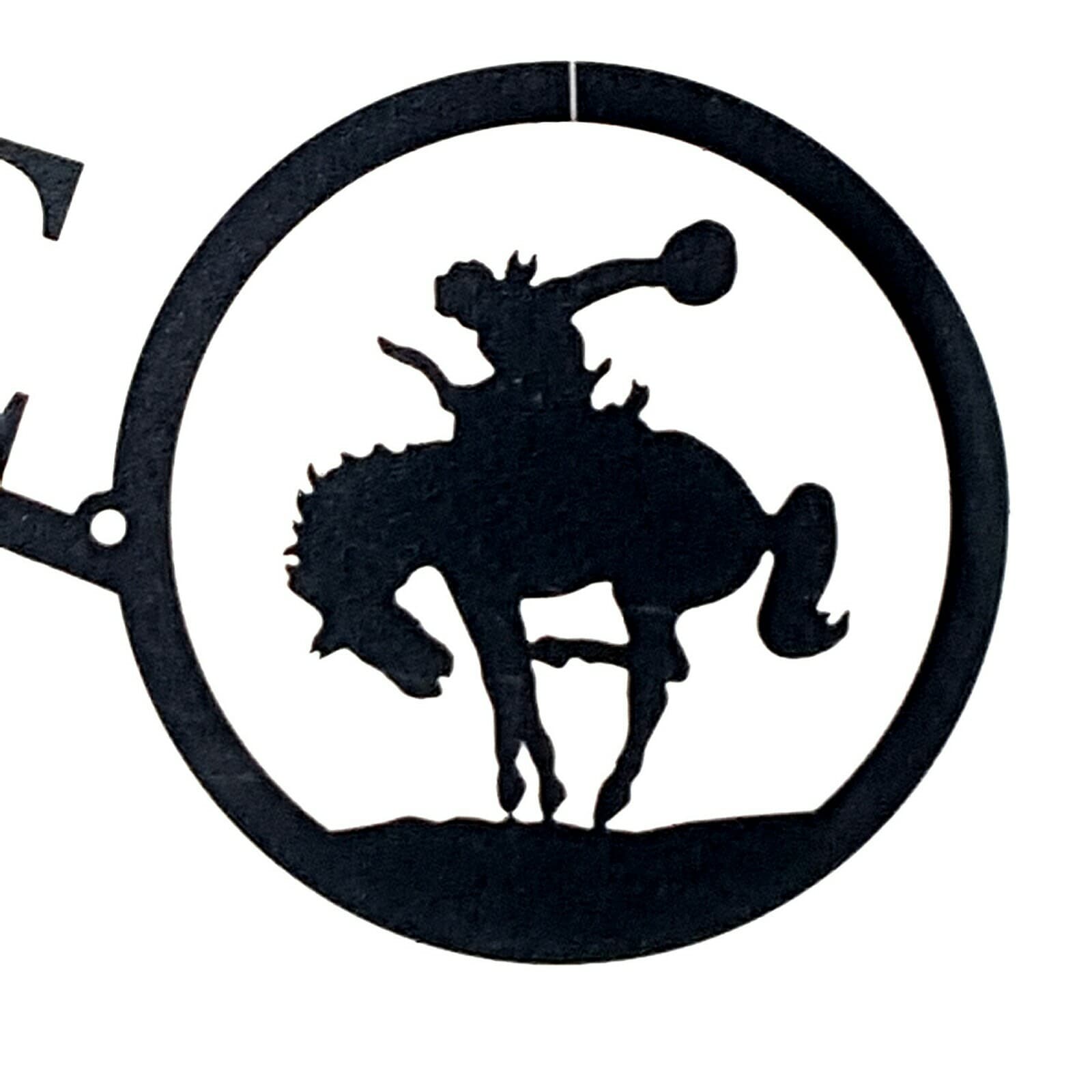 Rustic Home Cowboy Bronco Themed Decor Welcome Signs Metal Lodge Cabin Rodeo - Regular - Thumbnail 9
