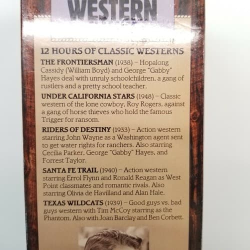 Hollywood Greats In Early Westerns (3-VHS Set) John Wayne Clark Gable Roy Rogers - Regular - Thumbnail 4