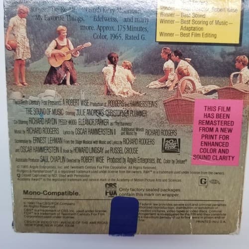 The Sound of Music The Rodgers & Hammerstein Collection VHS 2Tape Set Silver Ann - Regular - Thumbnail 8