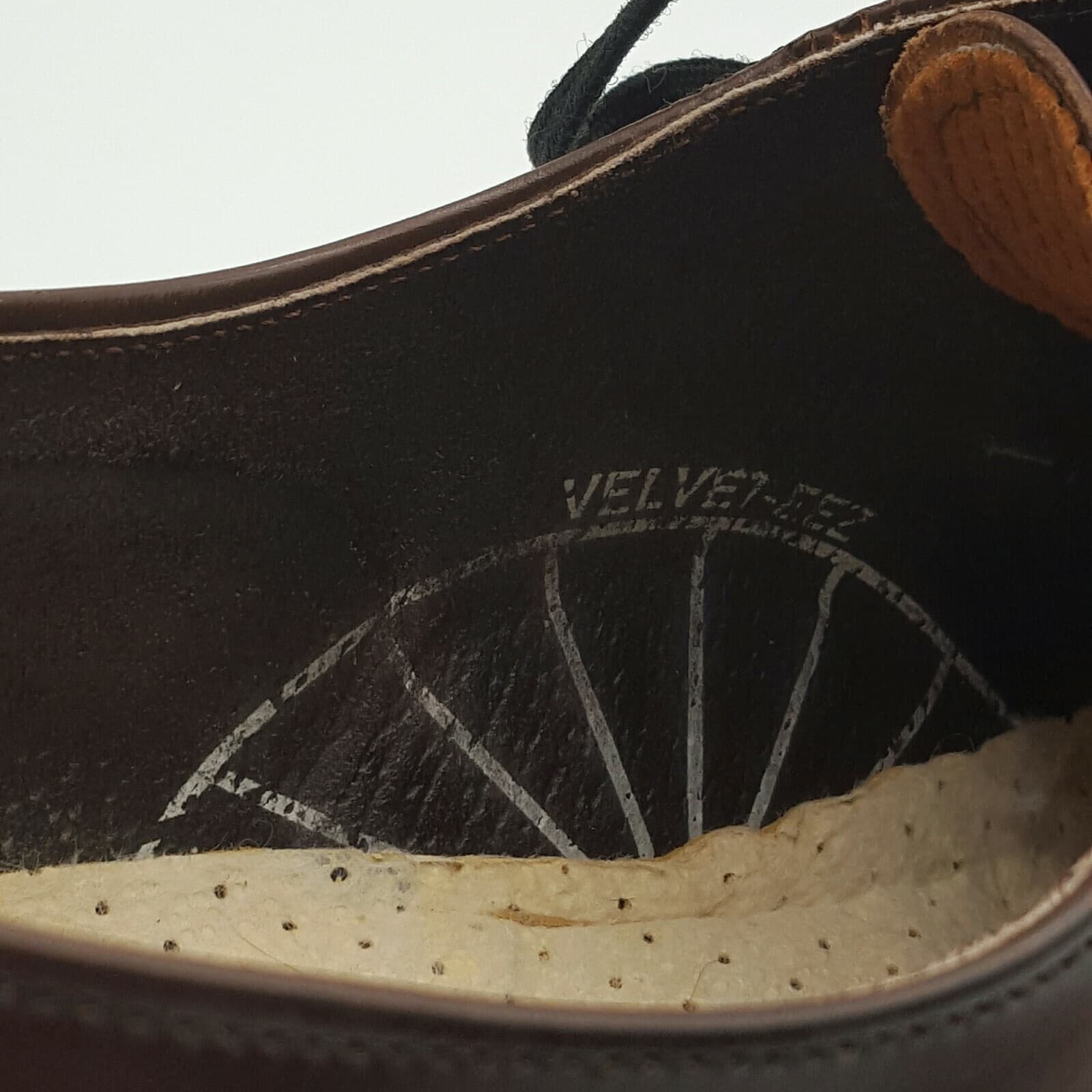 Goodyear Size 13 Men's Brown Leather Dress Formal Shoe Velvet Eez Vintage? - Regular - Thumbnail 6